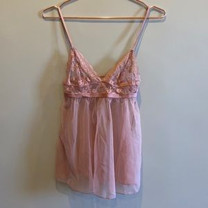 Victoria’s Secret Lace Babydoll Top - image 1